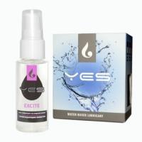 ИНТИМНЫЙ ГЕЛЬ-ЛУБРИКАНТ YES EXCITE с возбуждающим эффектом, 30 мл, (4718)
