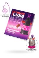 Презервативы Luxe, black ultimate, Реактивный трезубец, шоколад, 18 см, 5,2 см, 1 шт. (УТ-00003901)