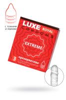 Презервативы Luxe, royal, extreme, 18 см, 5,2 см, 3 шт. (УТ-00002351)