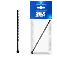 СТИМУЛЯТОР УРЕТРАЛЬНЫЙ L 155 мм D 6 мм, цвет чёрный (SEM-55133)