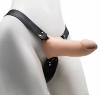 ФАЛЛОИМИТАТОР ПОЯСНОЙ КАРКАСНЫЙ ПУСТОТЕЛЫЙ С БАНДАЖЕМ D 40/49 мм, L 170/145 мм, (7406/3)