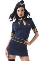 КОСТЮМ СТЮАРДЕССА ПРЕМИУМ КЛАССА, размер M/L, (02919 (m/l))