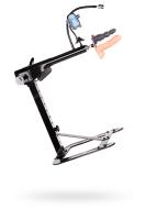 Секс-машина Diva Цезарь 4.0, с двумя насадками, металл, черная, 50 см (0T-00006252)