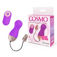 ВИБРОЯЙЦО 10 режимов вибрации, L 62 мм D 29 мм, цвет фиолетовый (CSM-23144 )