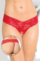 Трусики кружевные SoftLine Collection, красный, S/M (0T-00007002)