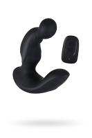 Стимулятор простаты Levett Nero, силикон, черный, 12 см (0T-00008816)