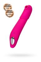 Стимулятор 2 в 1: с пульсацией и вакуум-волновой стимуляцией JOS Oscar, силикон, розовый, 20,5 см (0