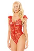 Боди SoftLine Collection Leila, красное, S/M (УТ-00002781)