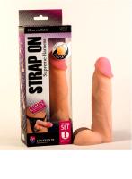 Фаллоимитатор на трусиках HARNESS, L 190 мм, D 45 мм (032303)