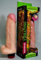 Вибратор реалистик HUMAN FORM, L 200 мм D 50 мм, киберкожа (605507)