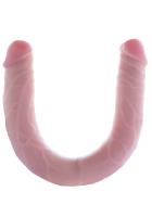 Фаллоимитатор двухсторонний FLEX&FIX SISTEM в ламинате L 495 мм, D 39 мм, киберкожа (940500)