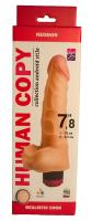 Вибратор реалистик HUMAN COPY, L 190 мм D 45 мм киберкожа (608703)