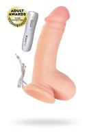 Реалистичный вибратор TOYFA RealStick Elite Gerard, TPR, телесный, 18,5 см (УТ-00001103)