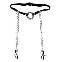 Кольцо-расширитель для рта+цепочки с клипсами д/сосков груди Fetish Fantasy LTD (4419-23 PD ЭМ)