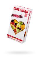 Презервативы Masculan, ultra 1, тутти-фрутти, 19 см, 5,3 см, 10 шт. (0T-00005549)