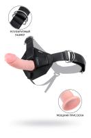 Страпон Pipedream, King Cock Strap on Harness with 8 Cock - Flesh (УТ-00002744)