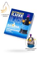 Презервативы Luxe, black ultimate, Африканский круиз, банан, 18 см, 5,2 см, 1 шт. (УТ-00003898)