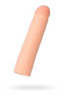 Насадка ToyFa XLover Increase+ для увеличения размера, реалистичная, TPR, телесный, 18 см (0T-000072