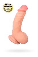 Реалистичный фаллоимитатор TOYFA RealStick Elite Oliver, TPR, телесный, 18,5 см (0T-00016010)