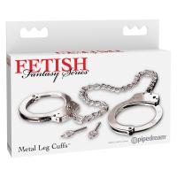 Фиксация для ног с длинной цепочкой Metal Leg Cuffs - Silver (3807-00 PD)