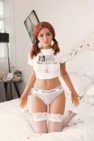 Кукла реалистичная Jenifer, TPE, рыжая, телесный, 160 см (0T-00012691)