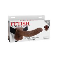 9 Hollow Strap-On with Balls Фаллопротез мужской полый (3374-29 PD)