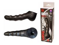 Втулка анальная BLACK BENT 2, L 140 мм, D 30 мм цвет чёрный (132104)