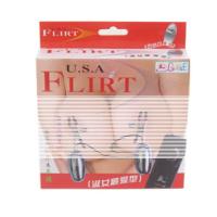 Виброзажимы на соски с пультом управления FLIRT (BI-010060)
