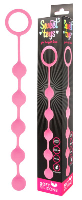 ЦЕПОЧКА АНАЛЬНАЯ L 230 мм D 26 мм, цвет розовый (ST-40180-6)