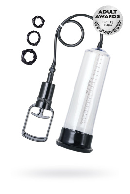 Помпа для пениса TOYFA A-Toys, PVC, прозрачный, 27,5 см (0T-00009385)