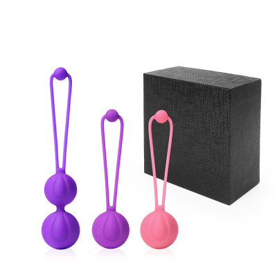 ШАРИКИ ВАГИНАЛЬНЫЕ набор 3 шт, D 35 мм, вес 50x80x100 г (LULU3)