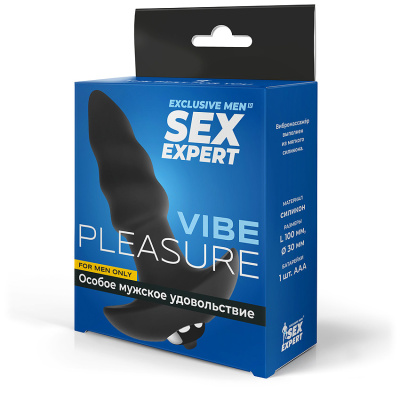 ВИБРОМАССАЖЁР (ВТУЛКА АНАЛЬНАЯ) L 100 мм D 30 мм (SEM-55174)