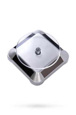 Вращающаяся подставка TOYFA на солнечных батареях, ABS пластик, серебряная, 10 см (0T-00008282)