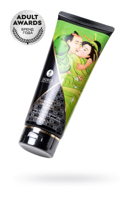 Массажный крем Shunga Pear and Exotic Green Tea, съедобный, груша и зеленый чай, 200 мл (0T-00007692