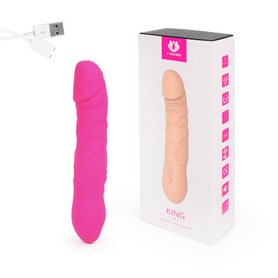 ВИБРОМАССАЖЁР 9 режимов вибрации, 3 режима ротации, L 226 мм D 42 мм, цвет ярко-розовый (SHD-S020)