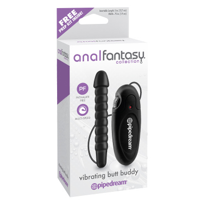 Анальный вибростимулятор на выносном пульте управления.Рабочая зон :12,7см,диам 1,9см (4629-23 PD)