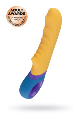 Нереалистичный вибратор PMV Tone - G-Spot, силикон, желтый, 23 см (УТ-00000582)