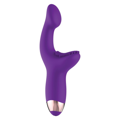 G-SPOT PLEASER Стимулятор зоны G с клиторальной щеточкой (AE-WF-7051-2)