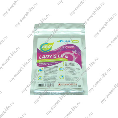 Средство возбуждающее для женщин 2 капсулы Lady'sLife (150131)